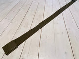 Strong waist belt in green fabric, used