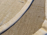 Mattress pad in linen, round edge