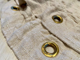 Large linen garment bag, used