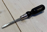 Screwdriver C.I. Fall, black wooden handle
