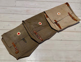 Medical bag with shoulder strap, used