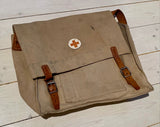 Medical bag with shoulder strap, used