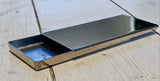 Pocket case in stainless steel, used