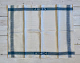 Towel in linen Swedish defense