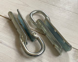 Fittings for pull lines, pair