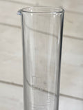 Measuring glass on foot